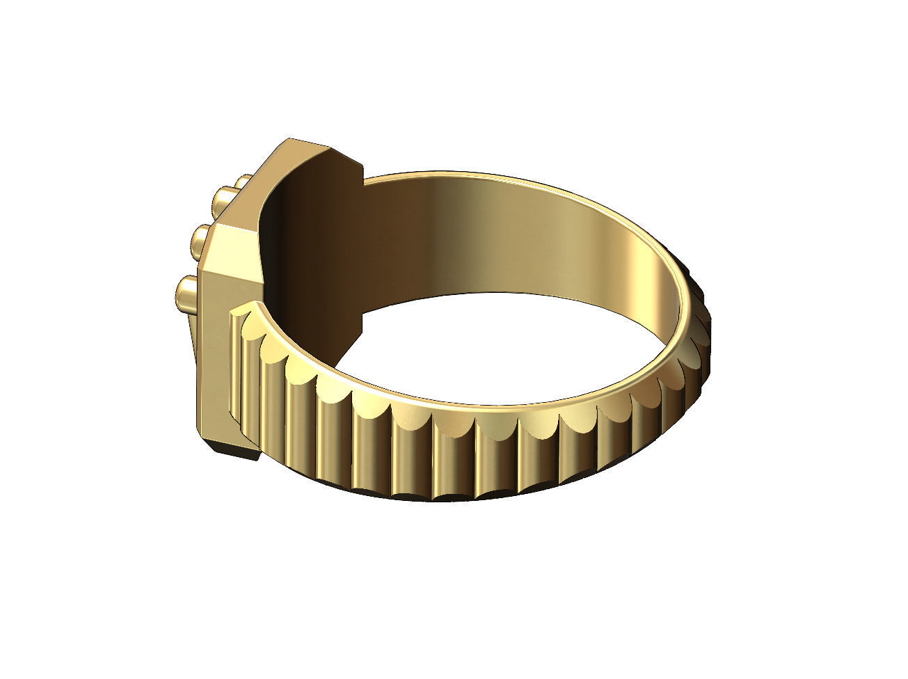  Печатка Rolex с прямоугольным дизайном